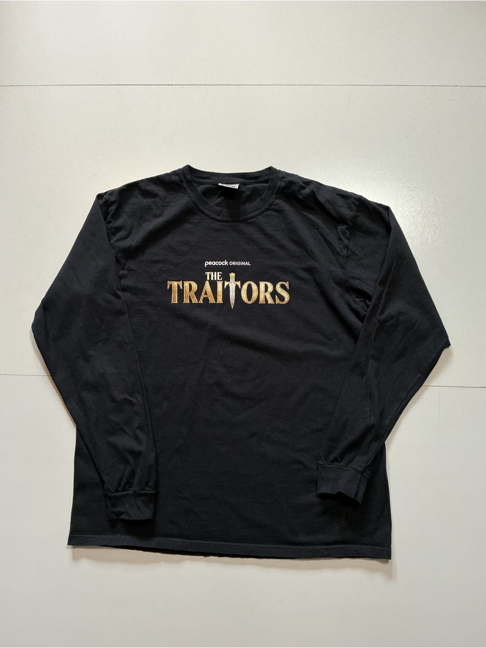 The Traitors The Abbey Reality TV Show Cast & Crew Black Graphic L/S T-Shirt